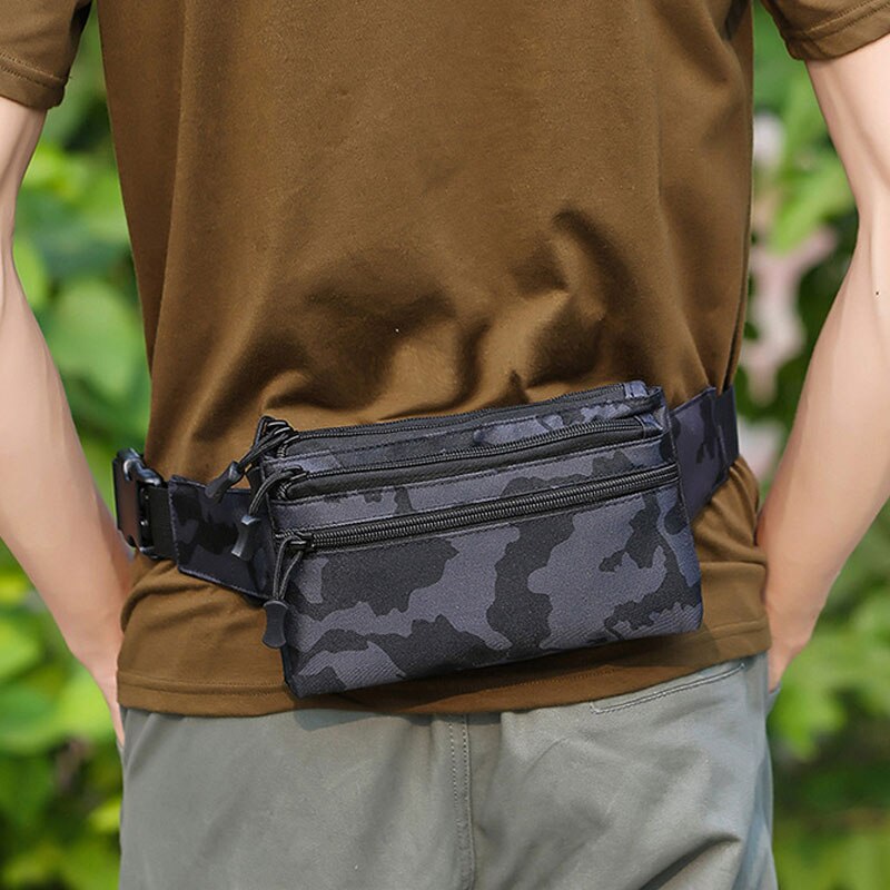 YoReAi New Men Waist Bag Pouch Waterproof Military Belt