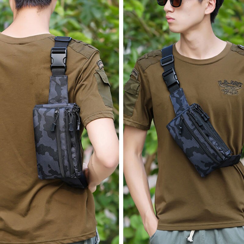 YoReAi New Men Waist Bag Pouch Waterproof Military Belt