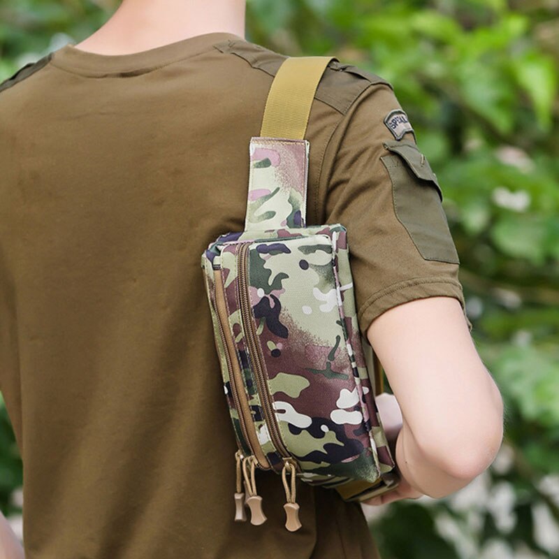 YoReAi New Men Waist Bag Pouch Waterproof Military Belt