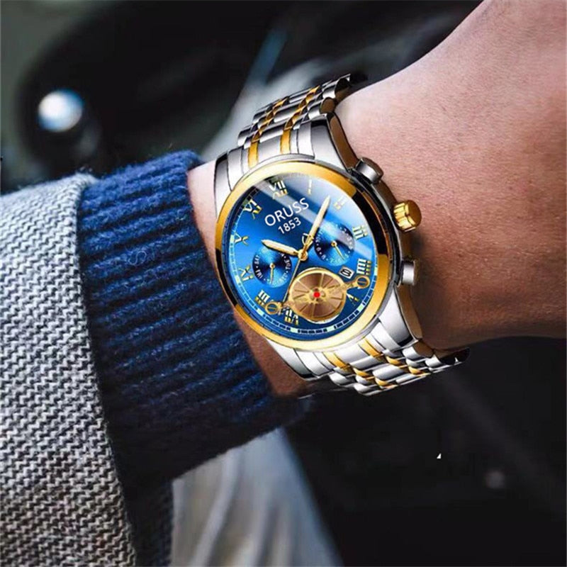 Oruss 1853 Watch Top Brand Luxury Mens Watches