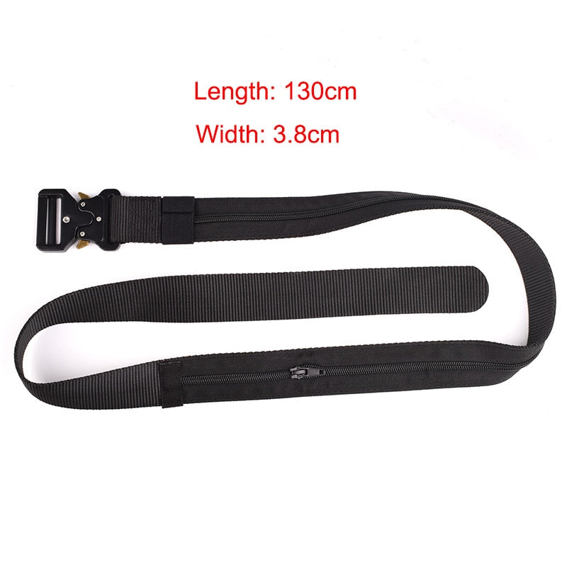 Travel Outdoors Hidden Cash Anti Theft Belt Waist Bag