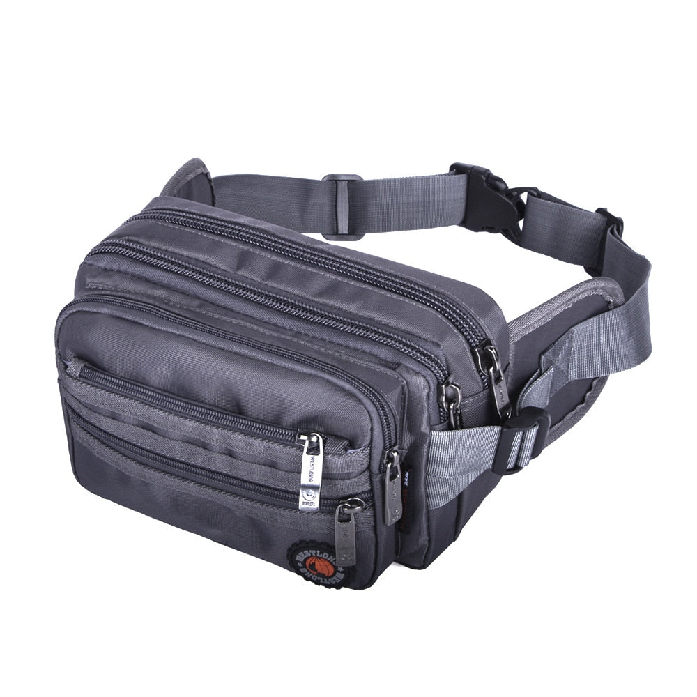 Waist Pack Casual Functional Fashion Men Waterproof Fanny Pack Women Belt Bum Bag Male Phone Wallet Pouch Bags Unisex bolsos sac